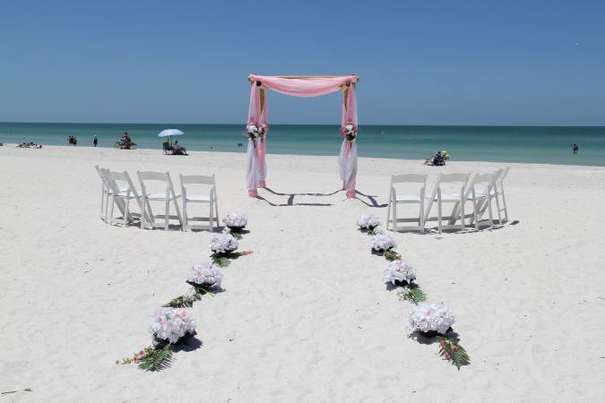 Inc Beach Wedding In Florida Tampa Area Beach Wedding