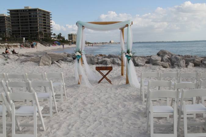 Treasure Island Beach Wedding The Wedding Kiss Florida Beach